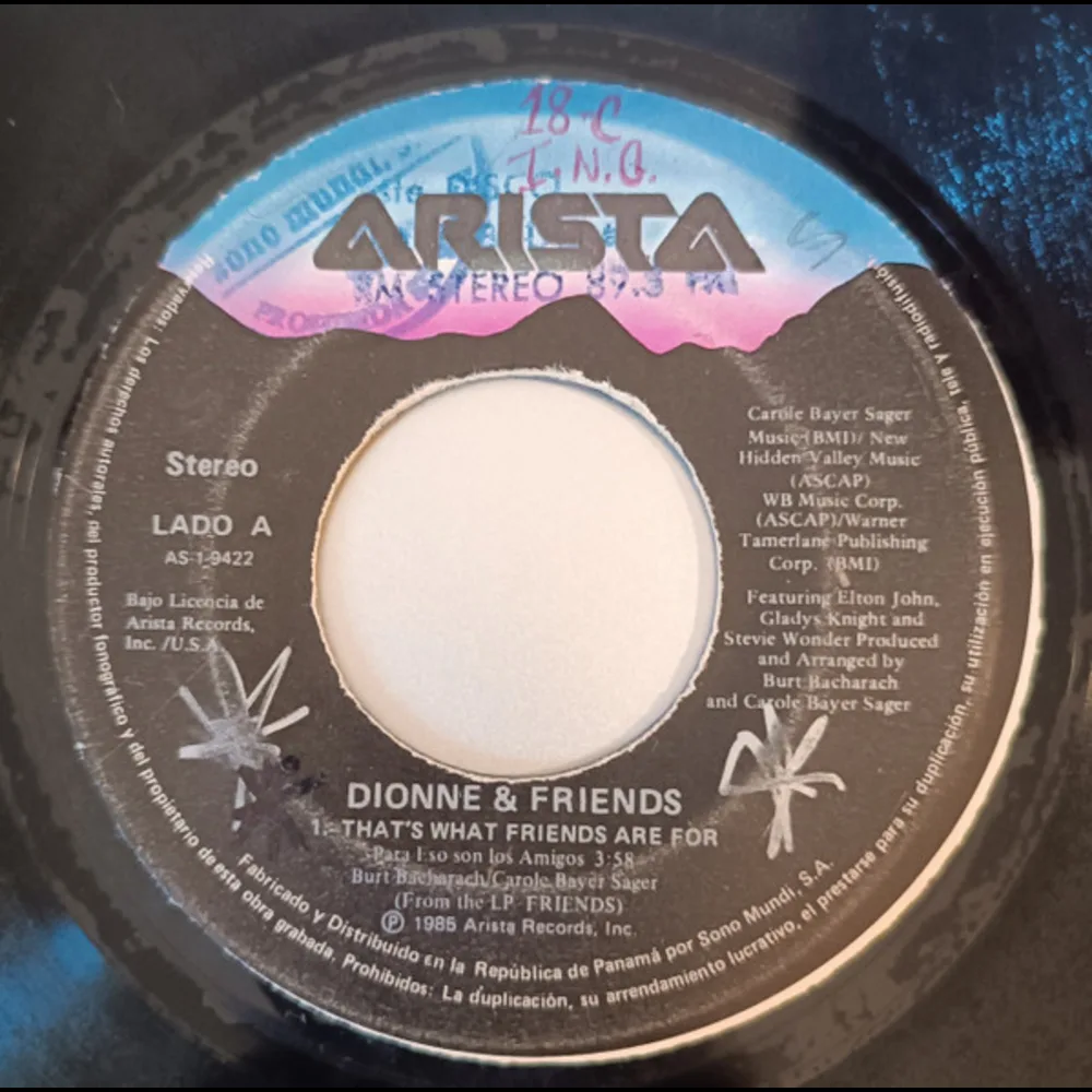 Dionne Y Amigos Con Elton John, Gladys Knight Y Stevie Wonder - That's What Friends Are For = Para Eso Son Los Amigos