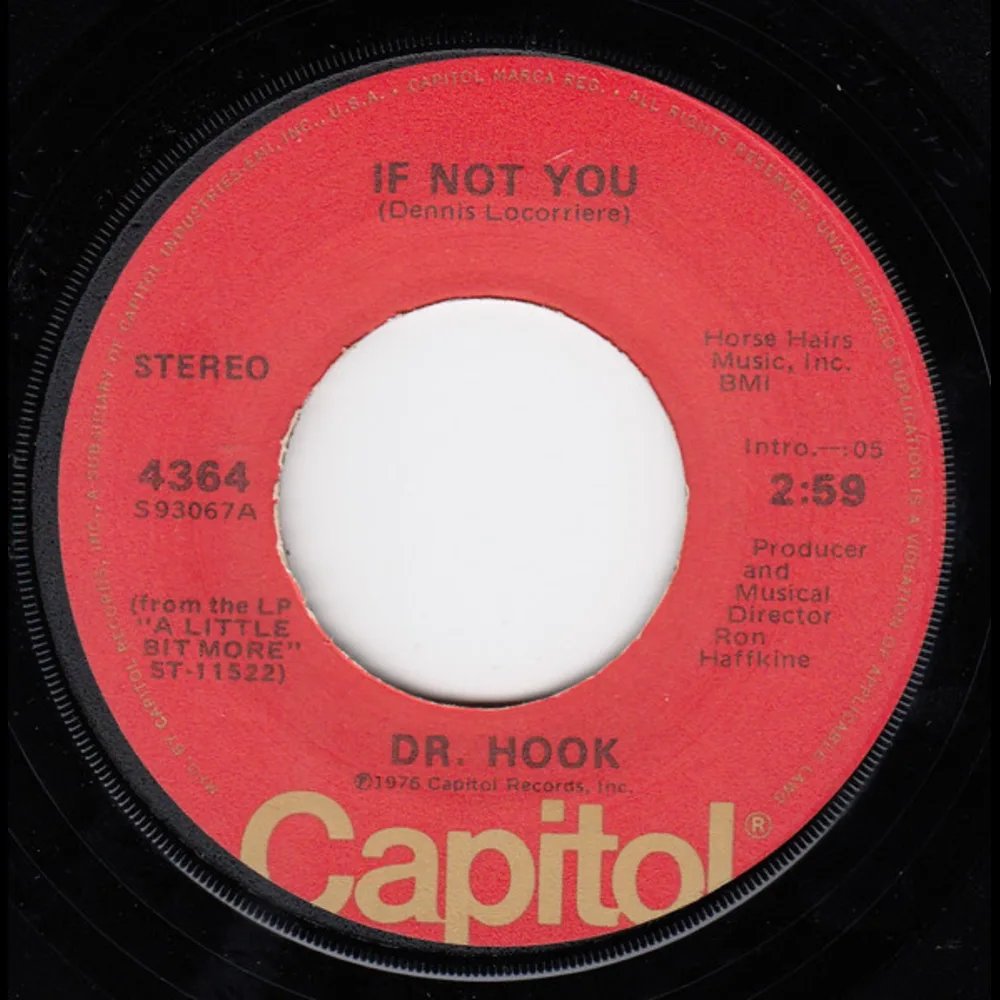 Dr. Hook - If Not You / Bad Eye Bill