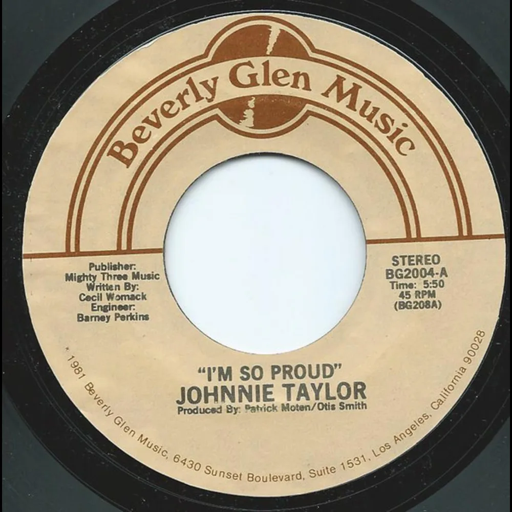 Johnnie Taylor - I'm So Proud