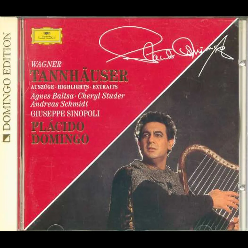 Placido Domingo - Plácido Domingo · Wagner · Chorus Of The Royal Opera House, Covent Garden · Philharmonia Orchestra · Giuseppe Sinopoli – Tannhäuser
