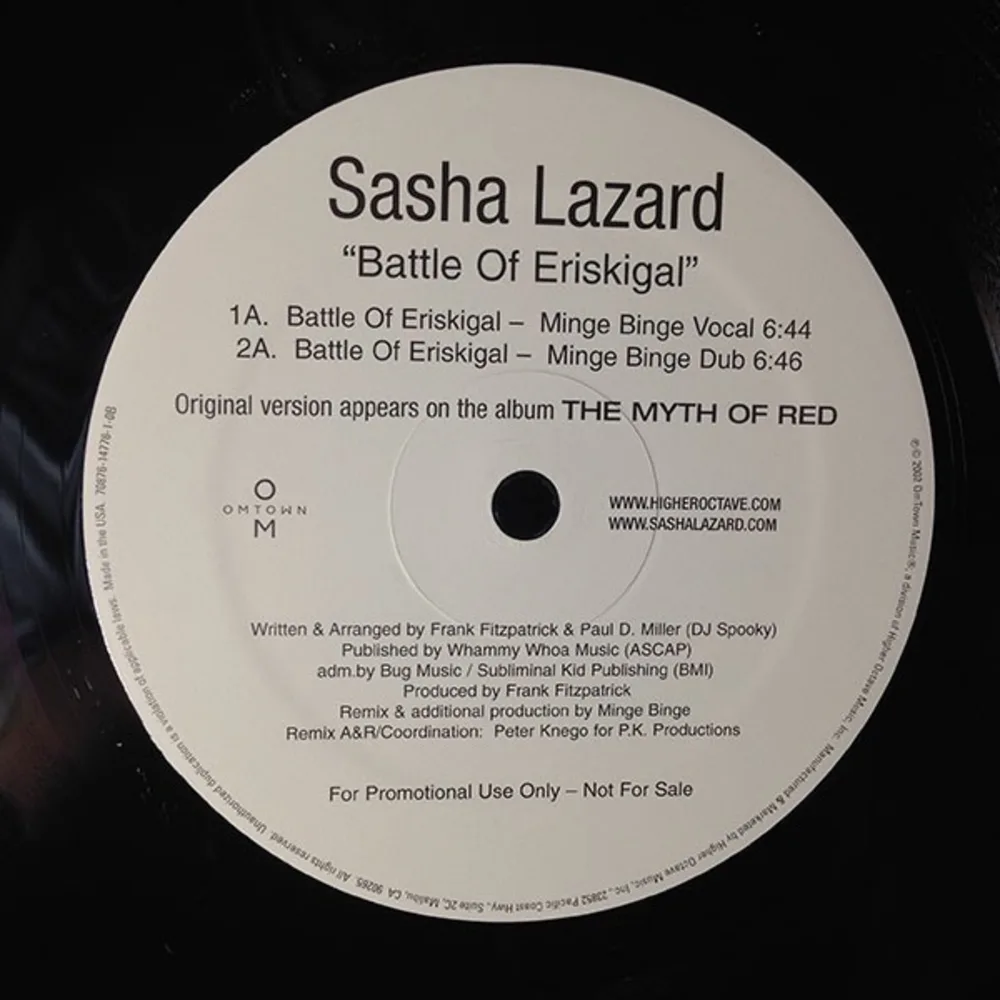 Sasha Lazard - Battle Of Erishkigal