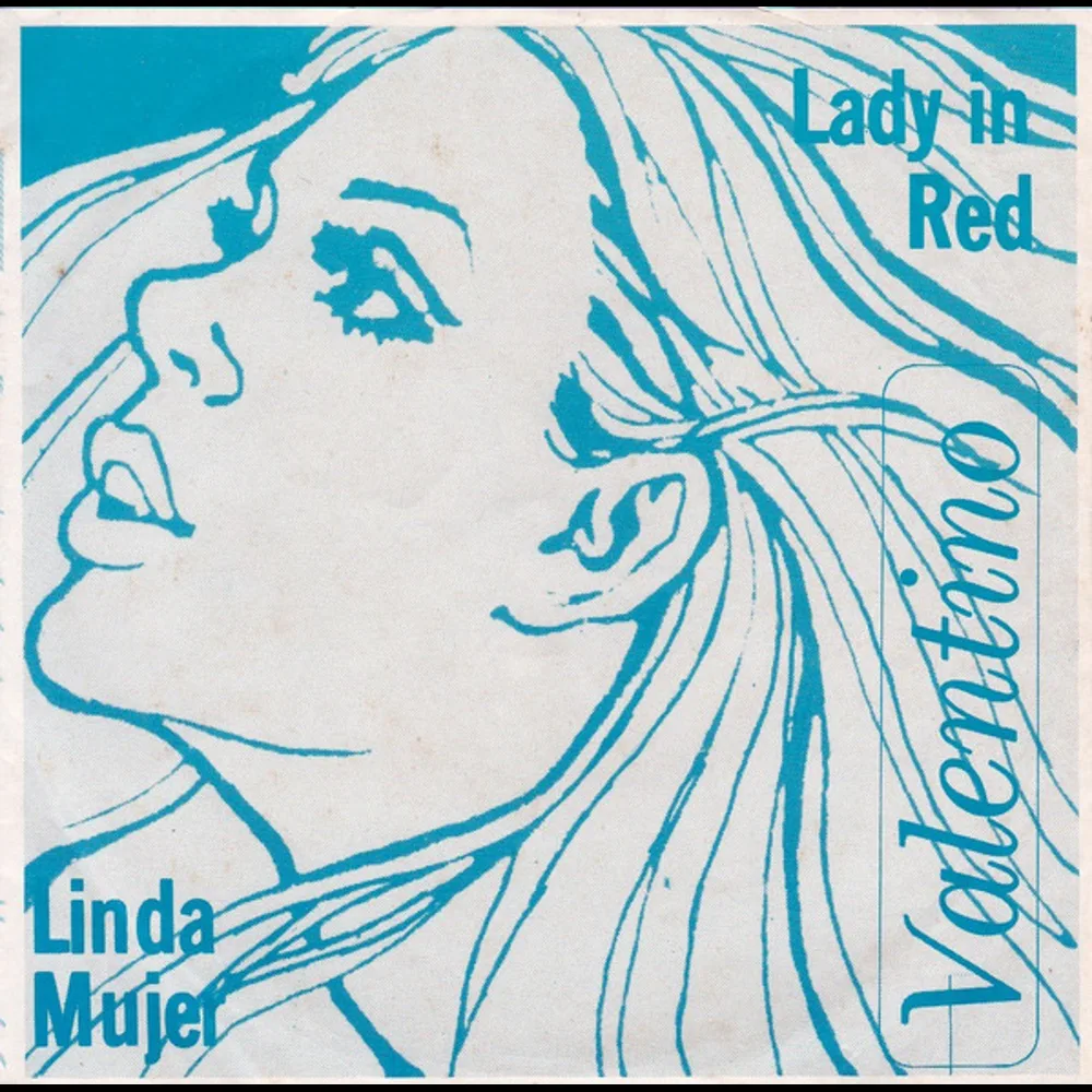 Valentino - Lady In Red / Linda Mujer (7", Single)