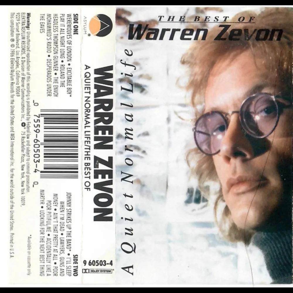 Warren Zevon - A Quiet Normal Life: The Best Of Warren Zevon